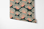 Peacock Maximalist Wallpaper - Fun Art Deco Bird Accent Wall