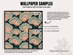 Peacock Maximalist Wallpaper - Fun Art Deco Bird Accent Wall